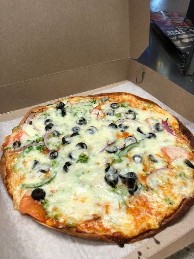 Veggie pizzadilla.