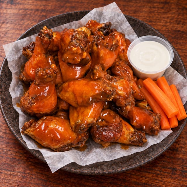 Bone-in Chicken Wings.