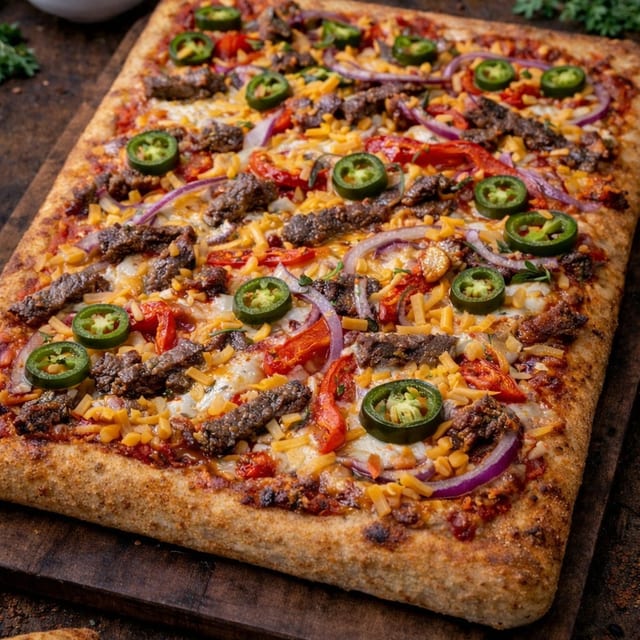 Sicilian Fiesta Pizza.