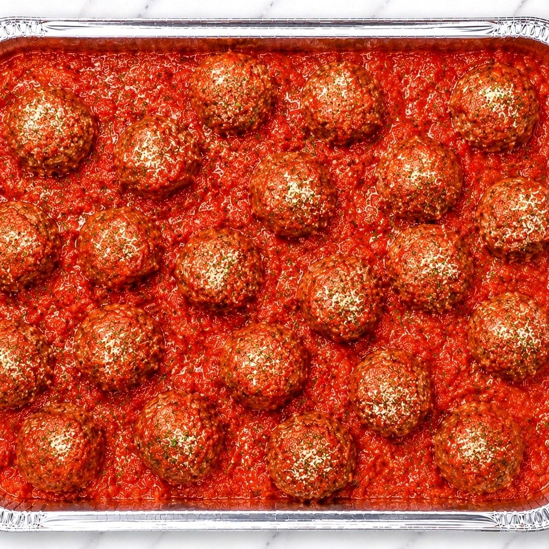 Meatballs Tray.