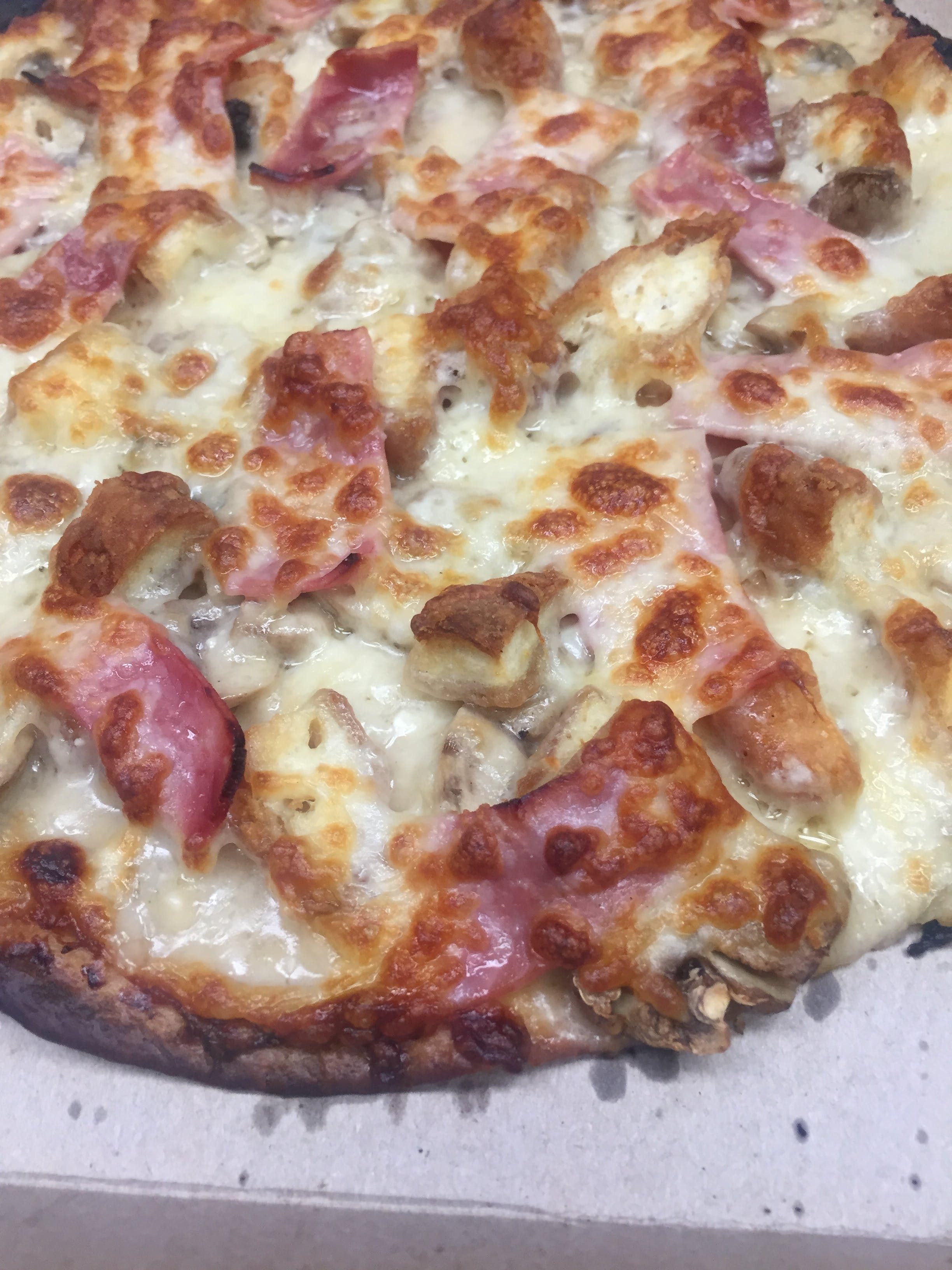 Chicken cordon bleu pizzadilla.