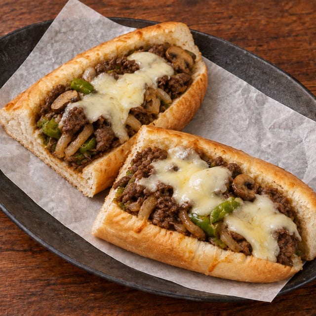 Steak & cheese sub.