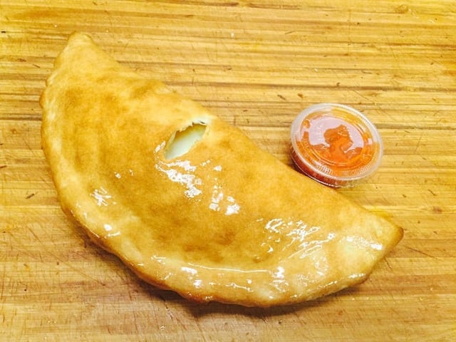 BBQ chicken calzone.