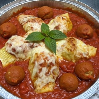 Shells with one side (dinner)