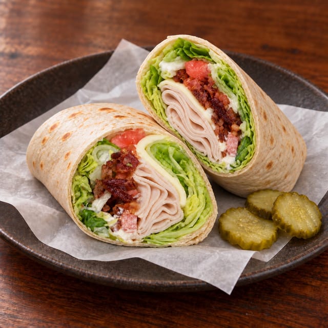 Turkey club wrap.