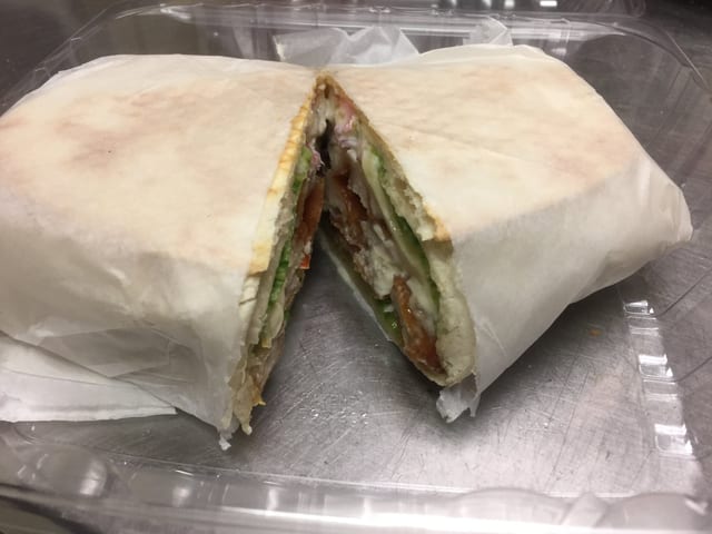 Buffalo chicken wrap.