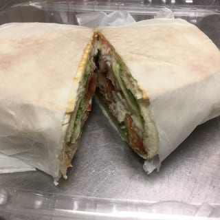 Grilled chicken wrap