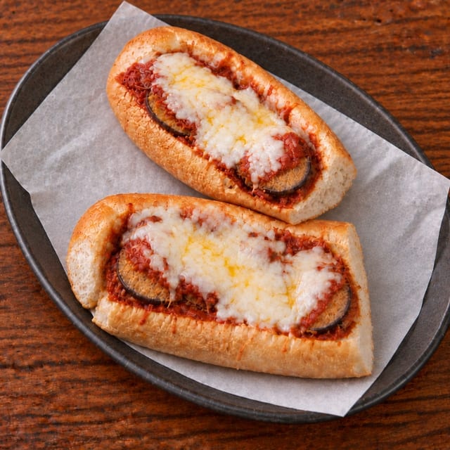Eggplant parmigiana sub.