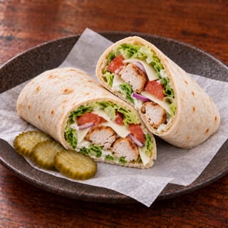 Grilled chicken wrap