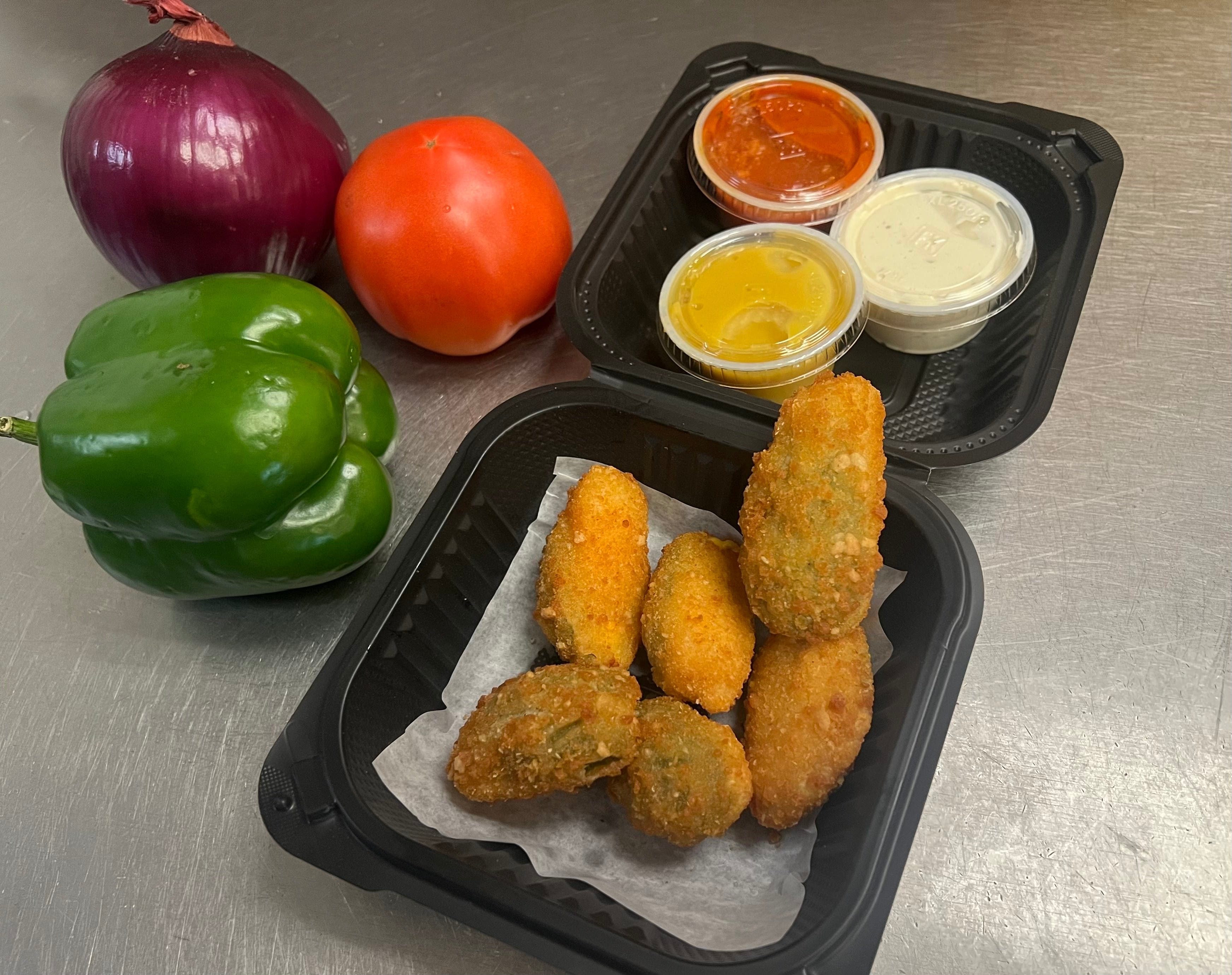 Jalapeno peppers (6 pieces).