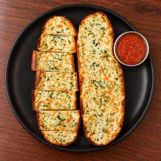 Garlic bread.