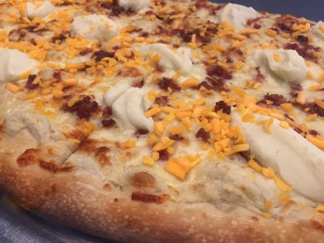 Irish pizza.