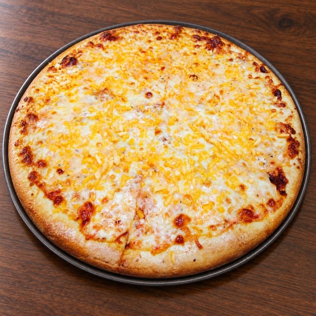 Cheese lovers pizza.