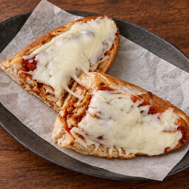 Chicken parmigiana sub.