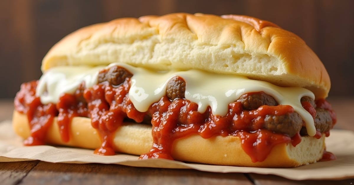 Sausage parmigiana sub.