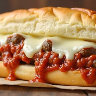 Sausage parmigiana sub